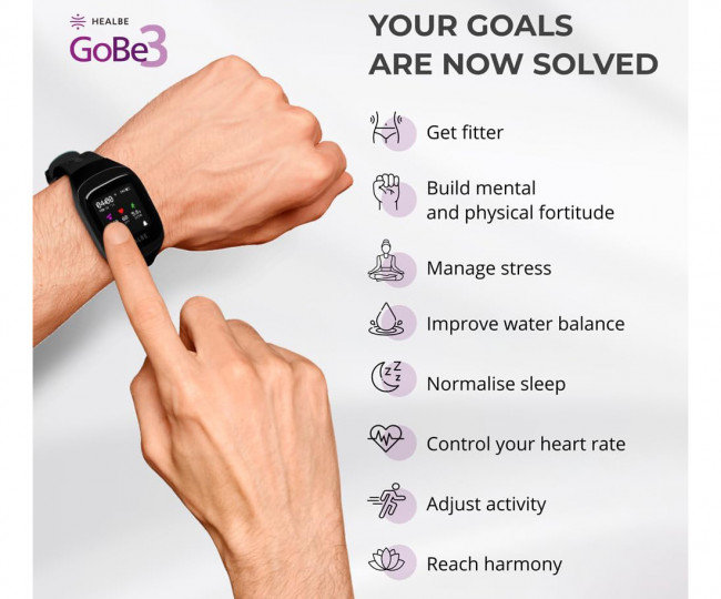 Фитнес-браслет HEALBE GoBe3 Obsidian